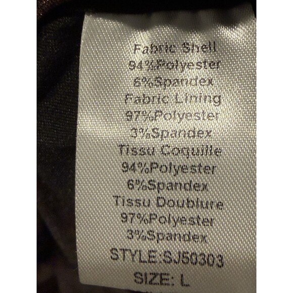 Elan Knotted Mini Tee Shirt  / T-Shirt Dress Metallic Crew Neck Short Sleeve  L - Picture 5 of 7